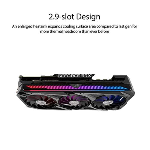 Asus ROG STRIX GAMING OC V2 GeForce RTX 3080 LHR 10GB GDDR6X Black image