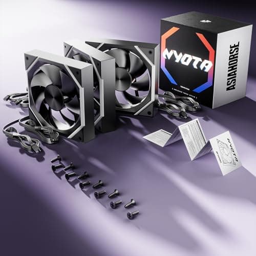 Asiahorse NYOTA 120mm Case Fans (3-Pack) Black image