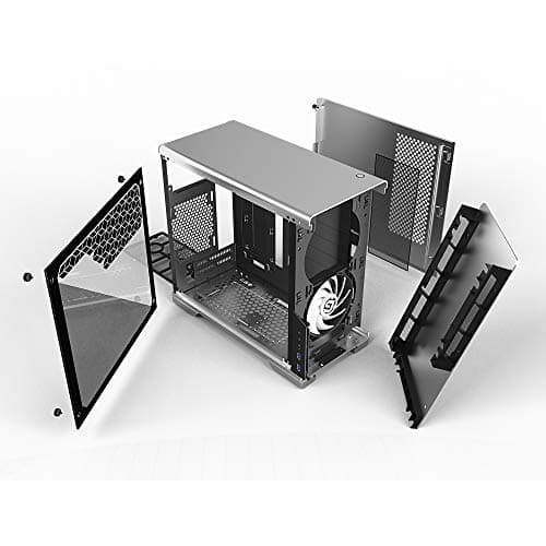 MagniumGear Neo-G Mini V2 Mini-ITX Tower Black with Tempered Glass Side Panel and USB 3.2 Gen 1 Type-A Front Panel image