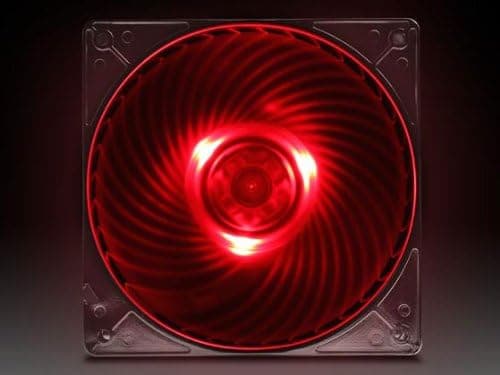 Silverstone Air Penetrator 120mm Clear Red LED 35.36 CFM 1-Pack image