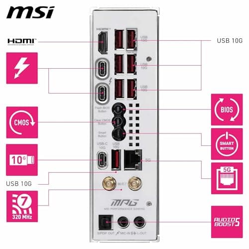 MSI Z890 MPG Z890I EDGE TI WIFI Mini ITX LGA1851 DDR5 Mini ITX image