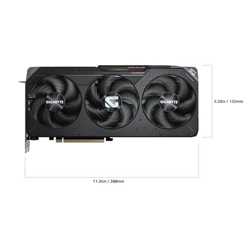 Gigabyte GAMING OC Radeon RX 9070 XT 16GB GDDR6 Black image
