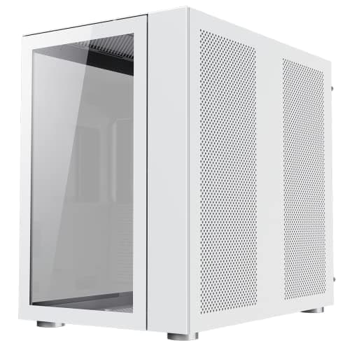 GameMax Infinity ATX Mid Tower White with Tempered Glass Side Panel and USB 3.2 Gen 1 Type-C USB 3.2 Gen 1 Type-A image