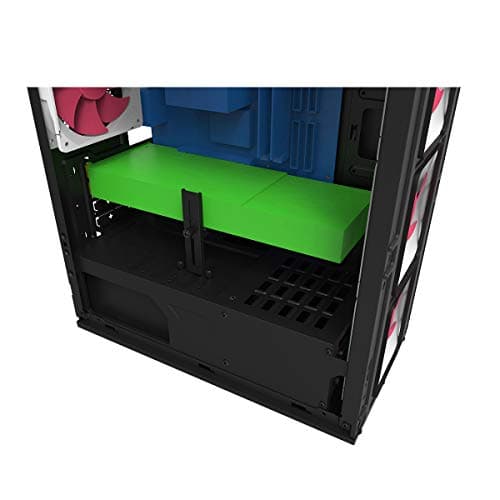GameMax Centauri MicroATX Mid Tower Black / Gray with Acrylic Side Panel and USB 3.2 Gen 1 Type-A USB 2.0 Type-A image