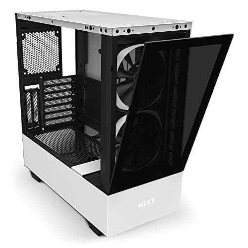 NZXT H510 Elite ATX Mid Tower White / Black Tempered Glass Side Panel, USB 3.2 Gen 2 Type-C, USB 3.2 Gen 1 Type-A image