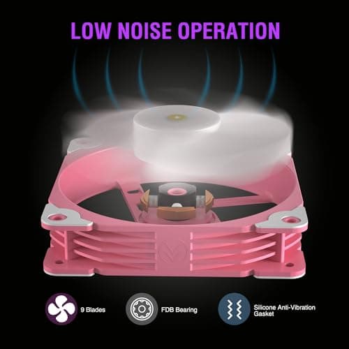 Vetroo V240 Water 240mm 52 CFM Pink image