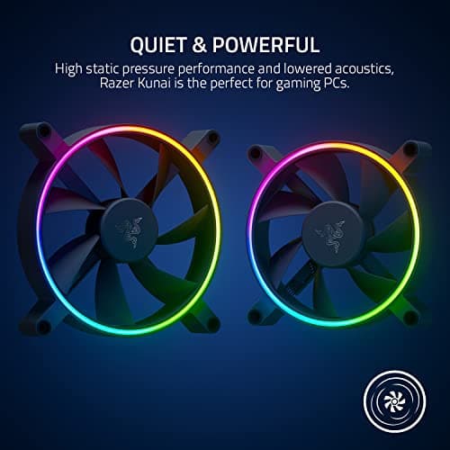 Razer Kunai Chroma 120mm Black Addressable RGB PWM 1-Pack image