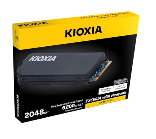KIOXIA EXCERIA w/Heatsink 2TB SSD M.2-2280 PCIe 4.0 NVMe image