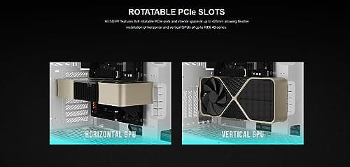 GAMDIAS NESO P1 ATX Full Tower White with Tempered Glass Side Panel and Front Panel: USB 3.2 Gen 2 Type-C, USB 3.2 Gen 1 Type-A image