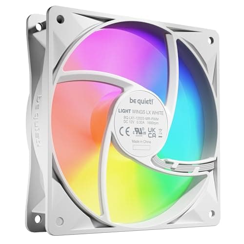 be quiet! Light Wings LX 120mm White PWM Addressable RGB 3-Pack image