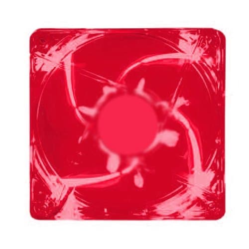 Kingwin 120mm CFR-012LB Silent Fan, For Computer Cases, CPU Coolers, Long Life Bearing, Quiet Efficient Cooling, and Provide Excellent Ventilation for PC Cases-[Red LED] image