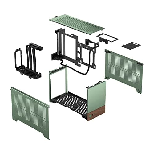 Fractal Design Terra Mini-ITX Desktop Green / Brown Mesh Side Panel Front Panel USB 3.2 Gen 2x2 Type-C                                                    USB 3.2 Gen 1 Type-A image