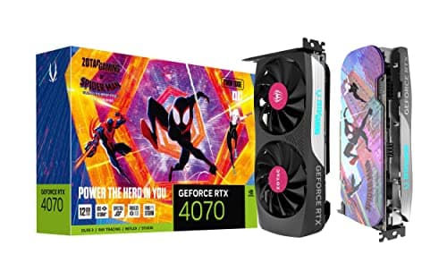 Zotac GeForce RTX 4070 GAMING Twin Edge OC Spider-Man: Across the Spider-Verse 12GB GDDR6X Black / Gray image