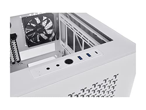 Thermaltake Divider 200 TG Air MicroATX Mini Tower Snow Tempered Glass image