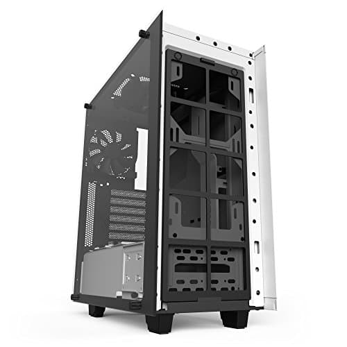 NZXT S340 Elite ATX Mid Tower White Tempered Glass Side Panel Front Panel USB 3.2 Gen 1 Type-A & USB 2.0 Type-A image