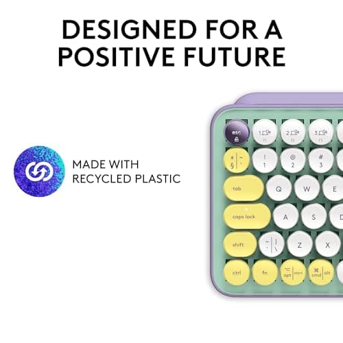 Logitech POP Keys Daydream Bluetooth/Wireless Mini Keyboard image