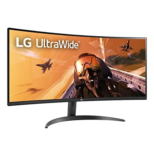 LG 34WP60C-B 34" 3440x1440 160Hz VA Curved Monitor image