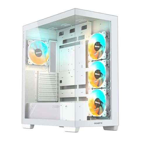 Gigabyte C500 PANORAMIC STEALTH ATX Mid Tower White Tempered Glass Side Panel main image