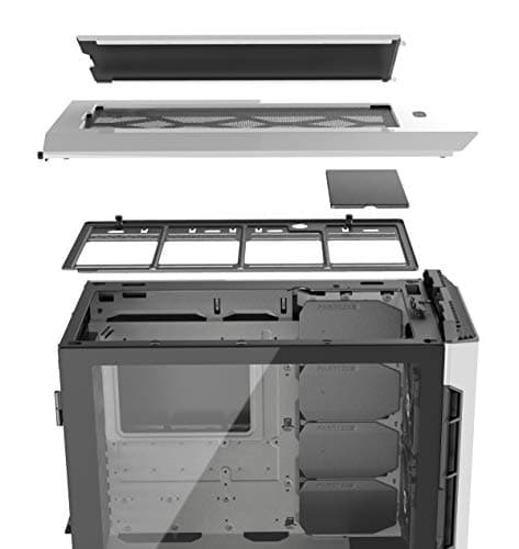 Phanteks Eclipse P600S DRGB Silent, E-ATX/ATX,Hibrida,Silenciosa, Cristal templado,DRGB 140mm x3,USB 3.0 Y Tipo C, Blanca image