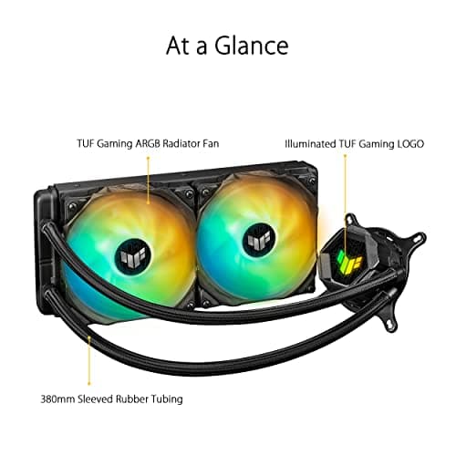 Asus TUF GAMING LC Water 240mm ARGB Black image