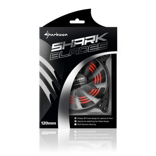 SHARKOON Shark Blade 120mm Black / Red 33 CFM image