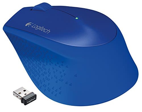Logitech M320 Optical Wireless Blue Mouse image