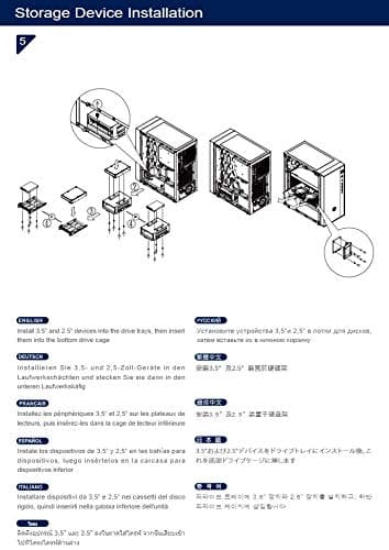 Silverstone FARA R1 ATX Mid Tower White / Black Tempered Glass Side Panel, USB 3.2 Gen 1 Type-A, USB 2.0 Type-A image