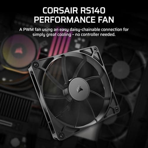 Corsair RS140 140mm Black PWM 95.5 CFM image