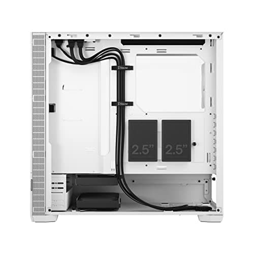 Fractal Design Pop Silent ATX Mid Tower White Tempered Glass Side Panel image
