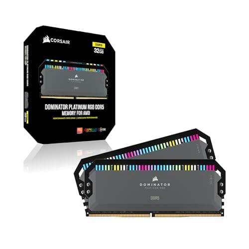 Corsair Dominator Platinum RGB Black DDR5-6000 CL30 64GB (2x32GB) image
