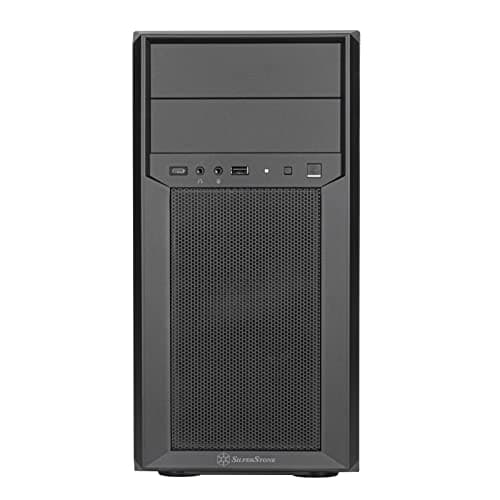 Silverstone FARA 313 Micro ATX Mid Tower Black with USB 3.2 Gen 2 Type-C and USB 3.2 Gen 1 Type-A image