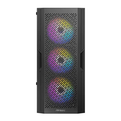 Antec AX20 ATX Mid Tower Black with Tempered Glass Side Panel and USB 3.2 Gen 1 Type-A, USB 2.0 Type-A image
