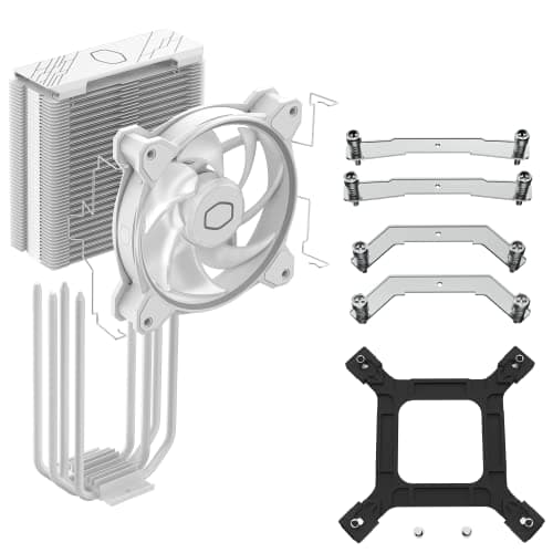 Cooler Master Hyper 212 Halo Air 154mm White image