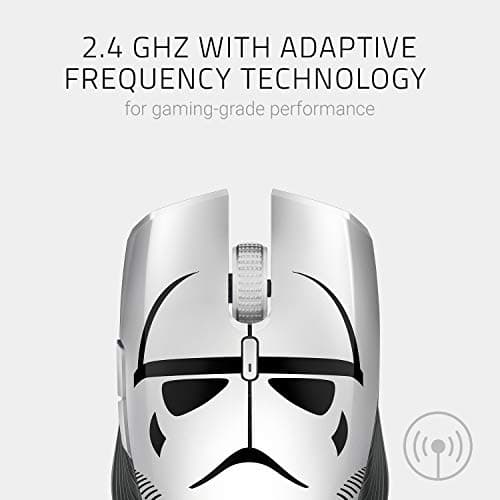 Razer Atheris Ambidextrous Wireless Mouse: 7200 DPI Optical Sensor - 350 Hr Battery Life - USB Wireless Receiver & Bluetooth Connection - Stormtrooper Limited Edition image