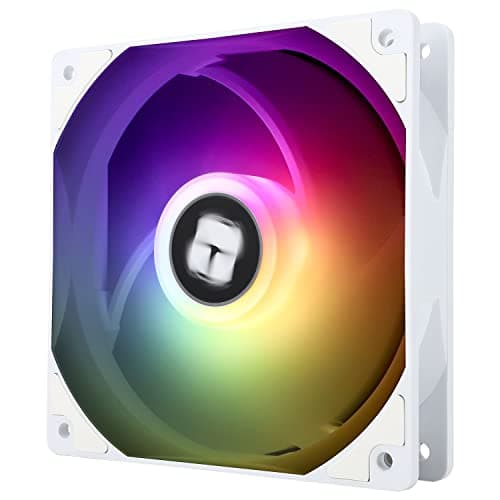 Thermalright TL-C12CW-S X3 120mm White PWM Addressable RGB 66.17 CFM 3-Pack image