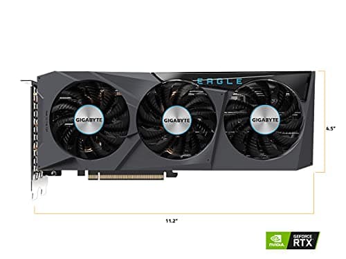 Gigabyte EAGLE OC GeForce RTX 3070 8GB GDDR6 Black / Silver image