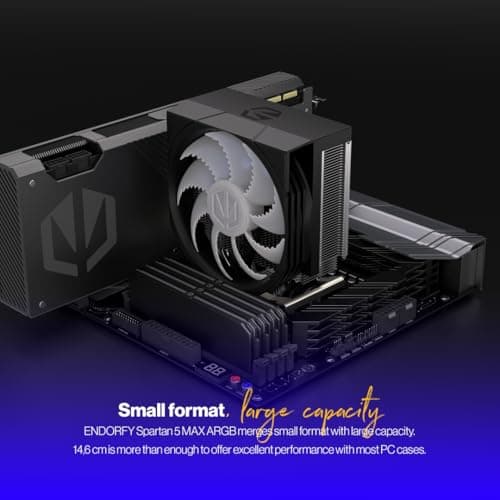 ENDORFY Spartan 5 MAX Air 146mm ARGB Black / Silver image