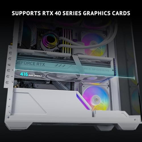 Antec C3 ARGB ATX Mid Tower White Tempered Glass Side Panel image