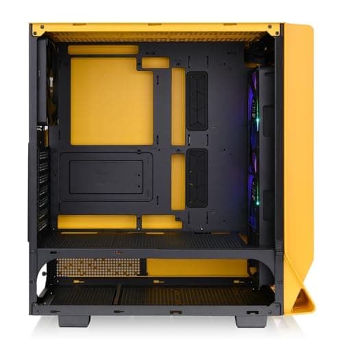 Thermaltake Ceres 350 MX ATX Mid Tower Yellow Tempered Glass Side Panel, USB 3.2 Gen 2 Type-C and USB 3.2 Gen 1 Type-A Front Panel image