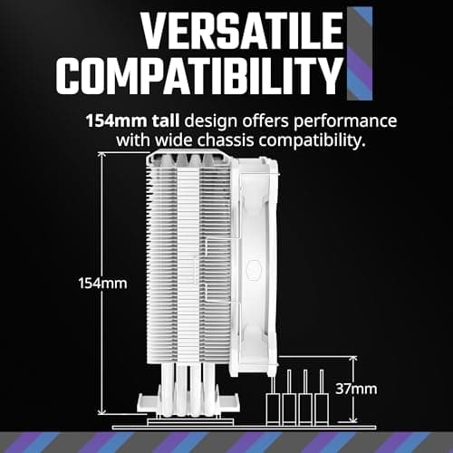 Cooler Master Hyper 212 Halo Air 154mm White image