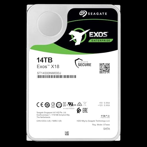 Seagate Exos X18 14TB HDD 7200RPM 3.5" SATA image