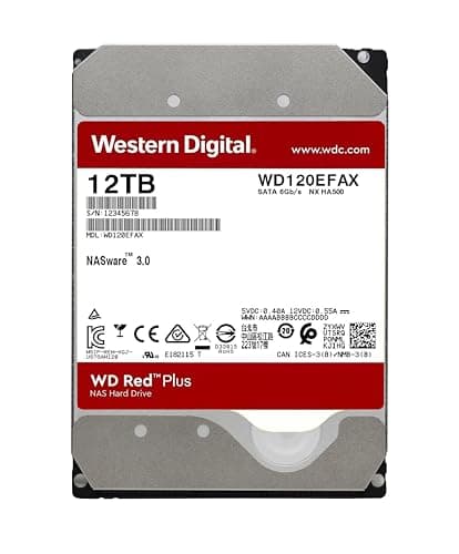 Western Digital Red 12 TB HDD 5400 RPM 3.5" SATA image