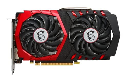 MSI GeForce GTX 1050 Ti GAMING X Black / Red 4GB GDDR5 Black / Red image