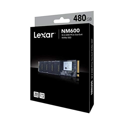 Lexar NM600 480GB SSD M.2-2280 PCIe 3.0 x4 NVMe image