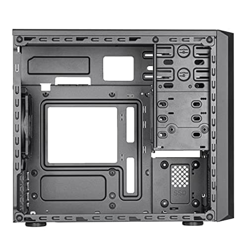 Silverstone FARA 313 Micro ATX Mid Tower Black with USB 3.2 Gen 2 Type-C and USB 3.2 Gen 1 Type-A image