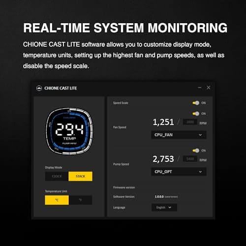 GAMDIAS CHIONE M4-240 Water 240mm Black image