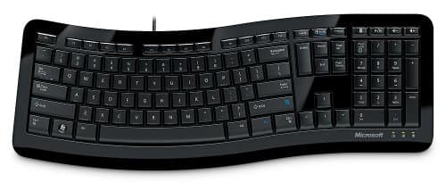 Microsoft 3TJ-00001 Wired Ergonomic Keyboard image