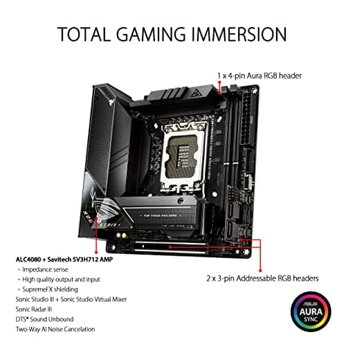 Asus Z690 ROG STRIX Z690-I GAMING WIFI DDR5 Mini ITX image