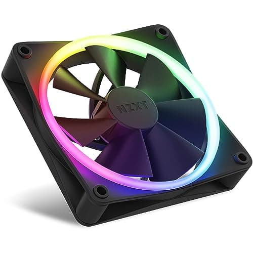 NZXT F120 120mm Black Addressable RGB PWM 50.18 CFM image