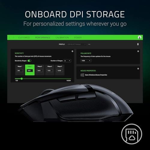 Razer Basilisk X HyperSpeed Wireless Optical Gaming Mouse image